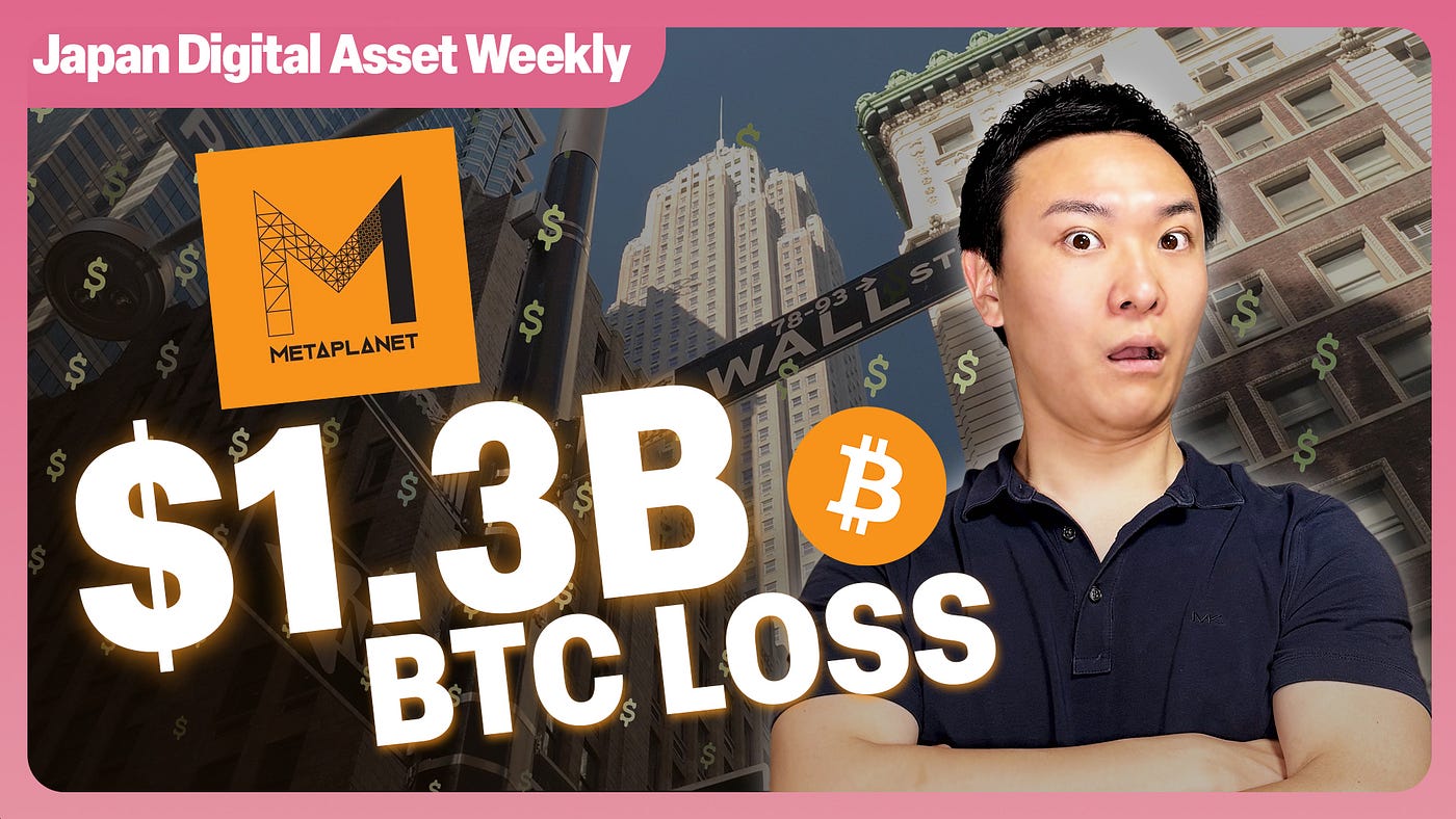 Japan’s DAT Crisis: $1.3 Billion Loss as Bitcoin Halves
