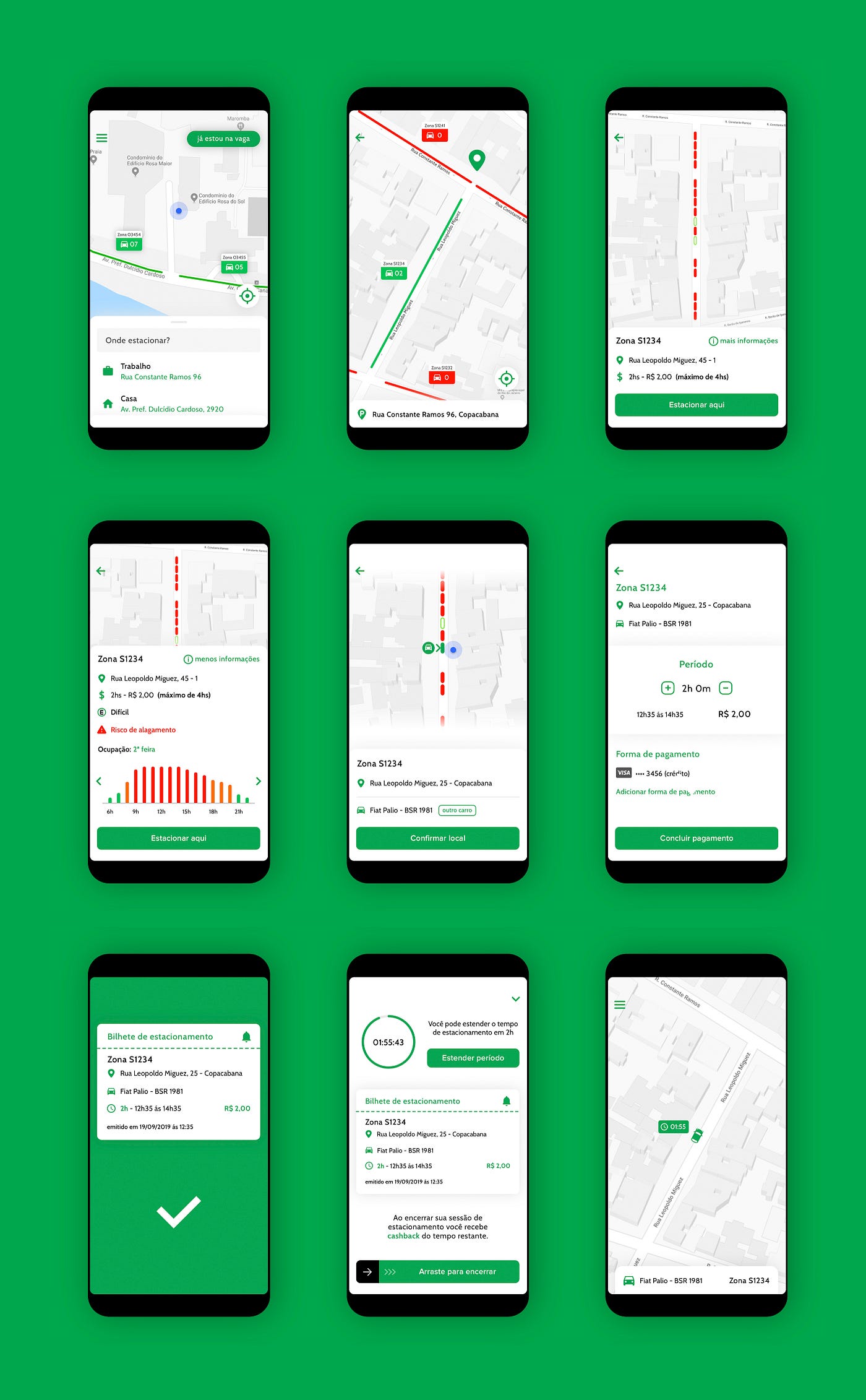 Estudo de caso de UX e UI — Easy Park, by Bruno Salomon