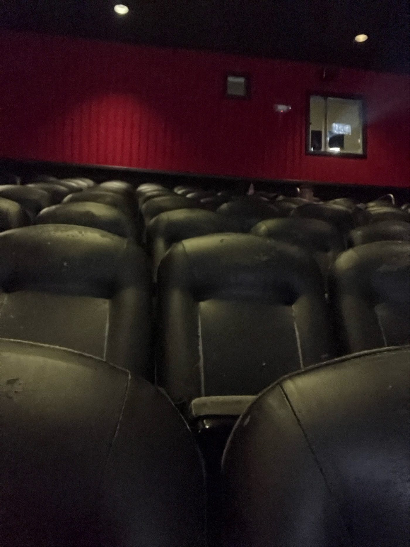 My photo of the nearby movie theatre …