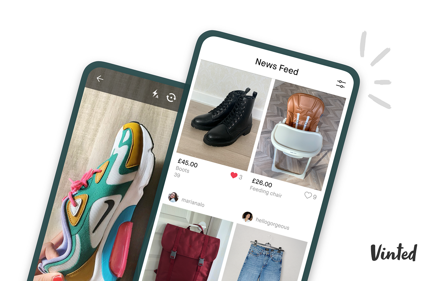 Online marketplace for fashion items and more: Vinted