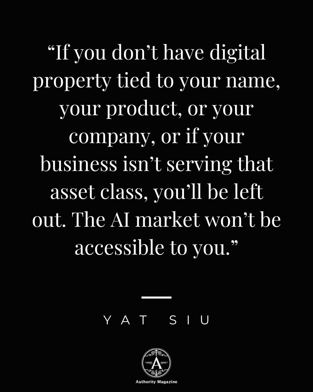 Who Profits From You? Blockchain Visionary Yat Siu on the Power of  Ownership in a Digital World | by Sandy Bean | Authority Magazine | Medium