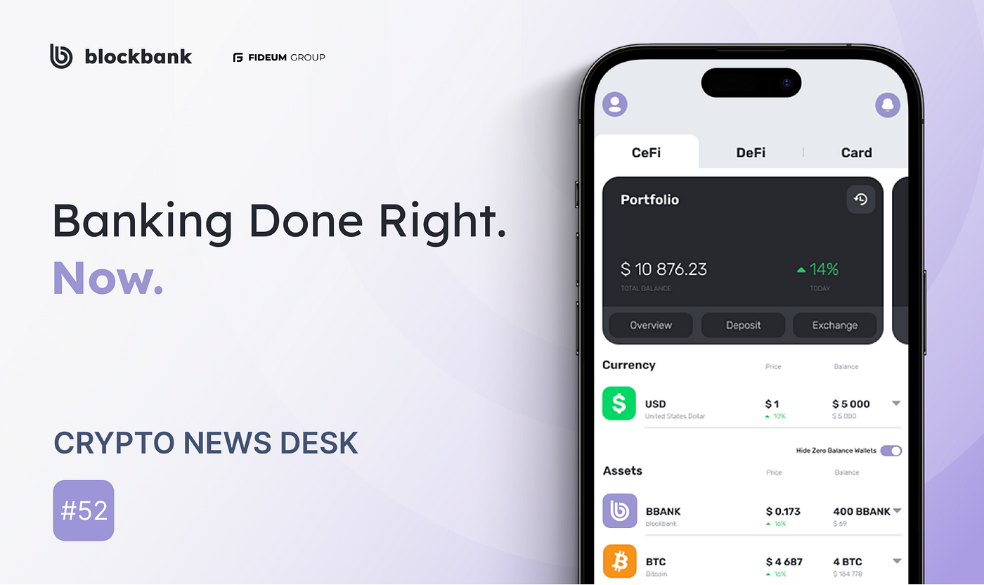 blockbank Crypto News Desk — #52. Aug 18th | by Abin | Fideum Research Team  | Fideum | Medium