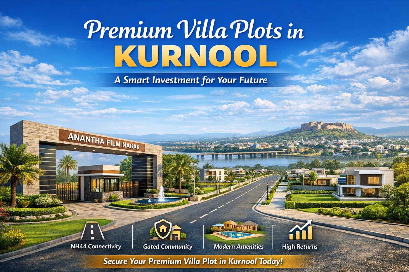 Premium Villa Plots in Kurnool — A Smart Investment for Your Future