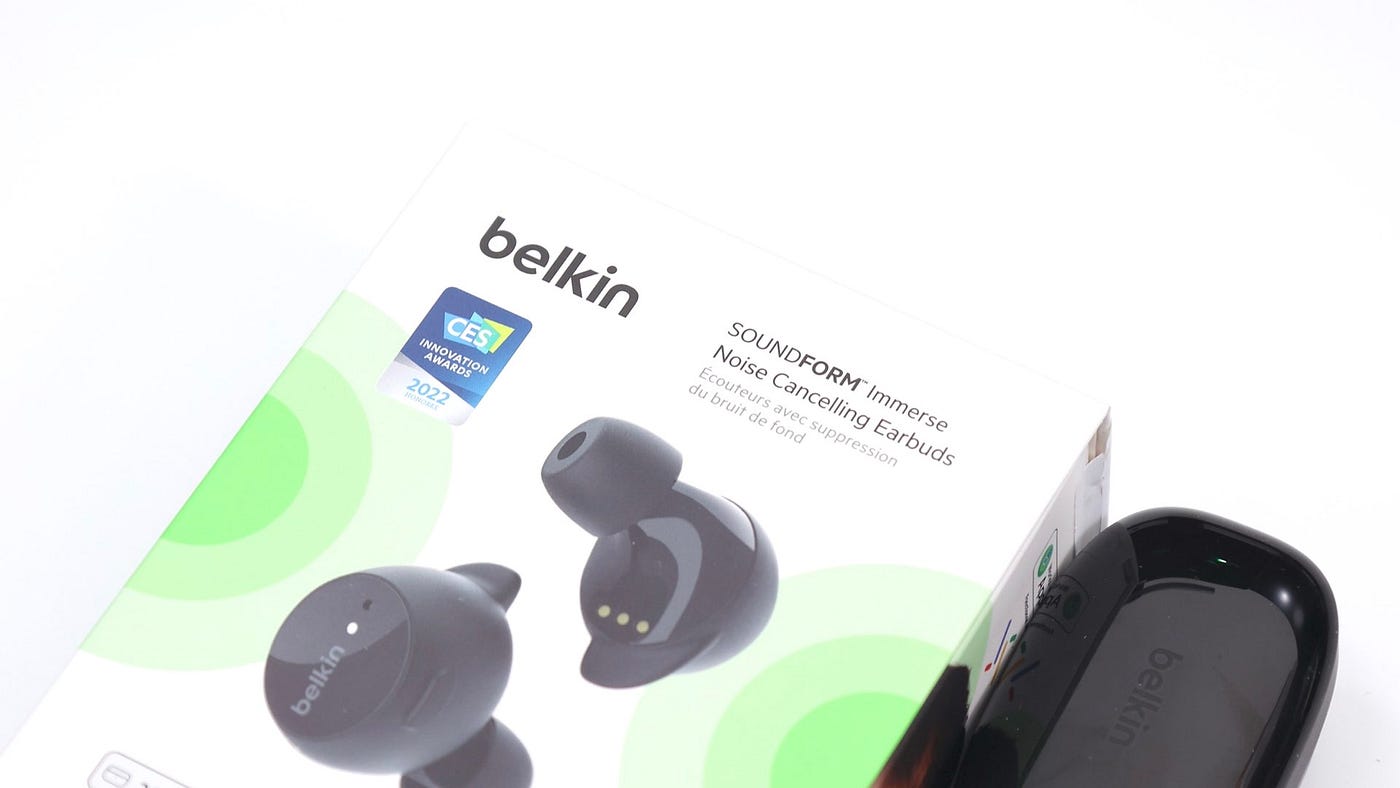 深沉低音搭配主動降噪。Belkin SOUNDFORM Immerse 真無線藍牙耳機開箱