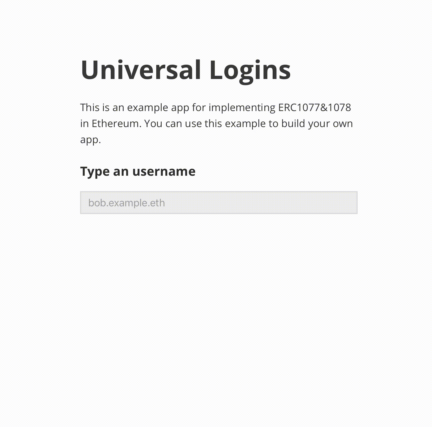 Universal Logins: First Demo. You can already use an app without… | by Alex  Van de Sande | UniLogin | Medium