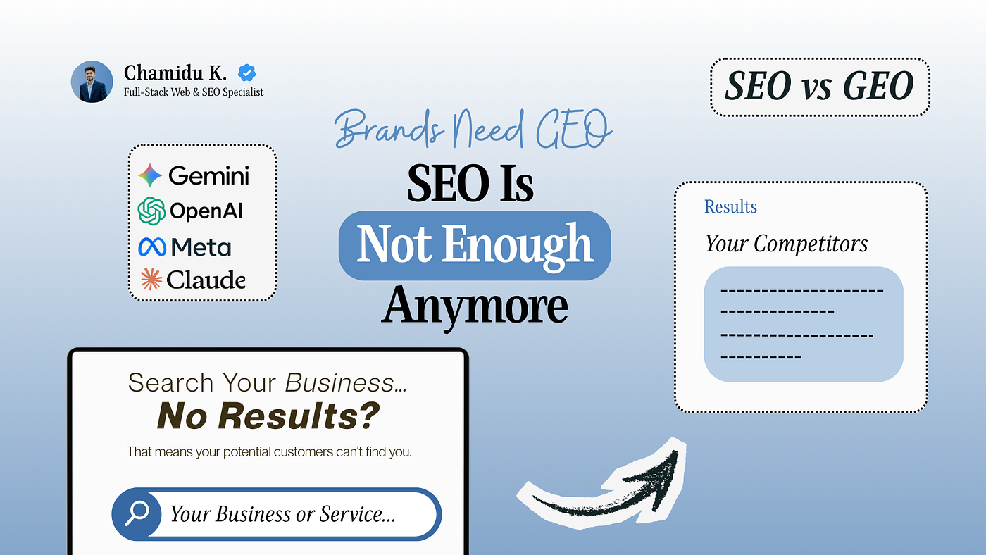 SEO Is Not Enough Anymore: Why Smart Brands Need GEO Too