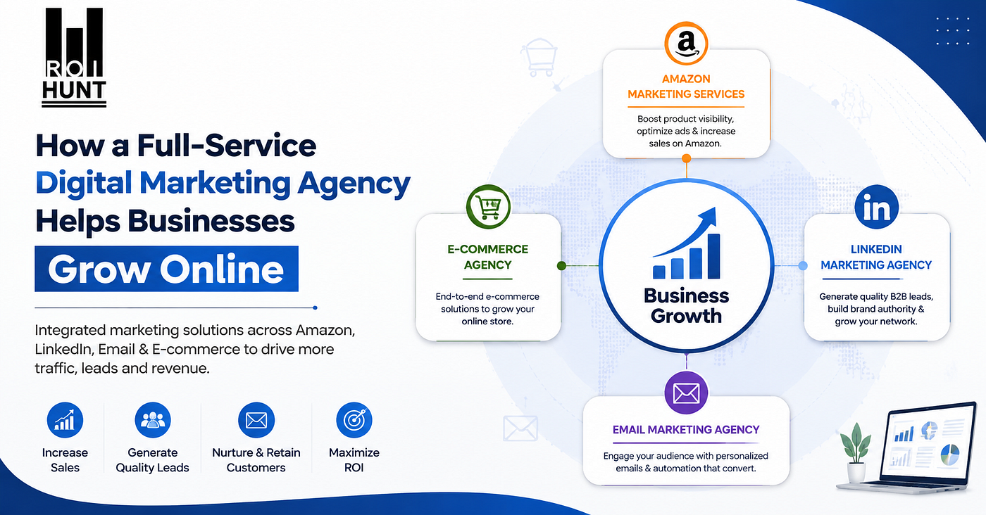 How a Full-Service Digital Marketing Agency Helps Businesses Grow Online