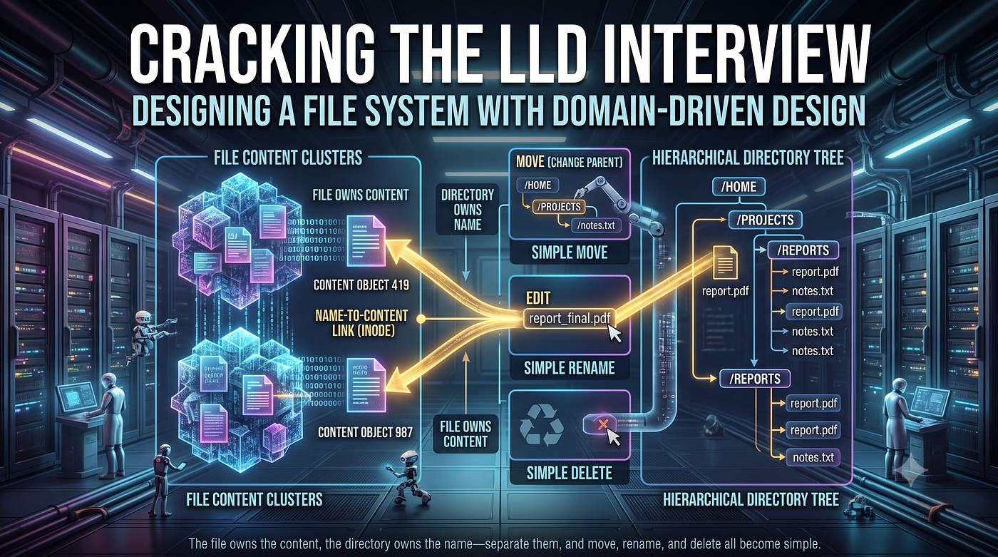 Cracking the LLD Interview: Designing a File System with Domain-Driven Design