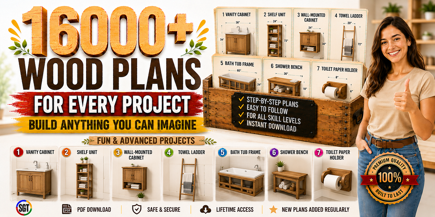 Olivia’s 10 Bathroom Woodworking Projects: A Fresh Start