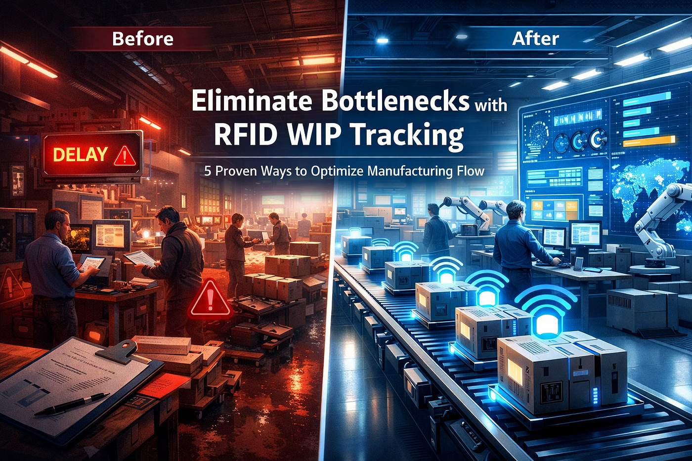 5 Ways RFID WIP Tracking Eliminates Bottlenecks on the Manufacturing Floor