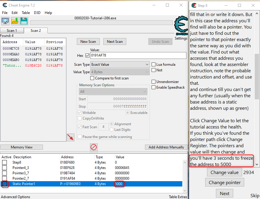 Cheat Engine :: View topic - Three values change together .