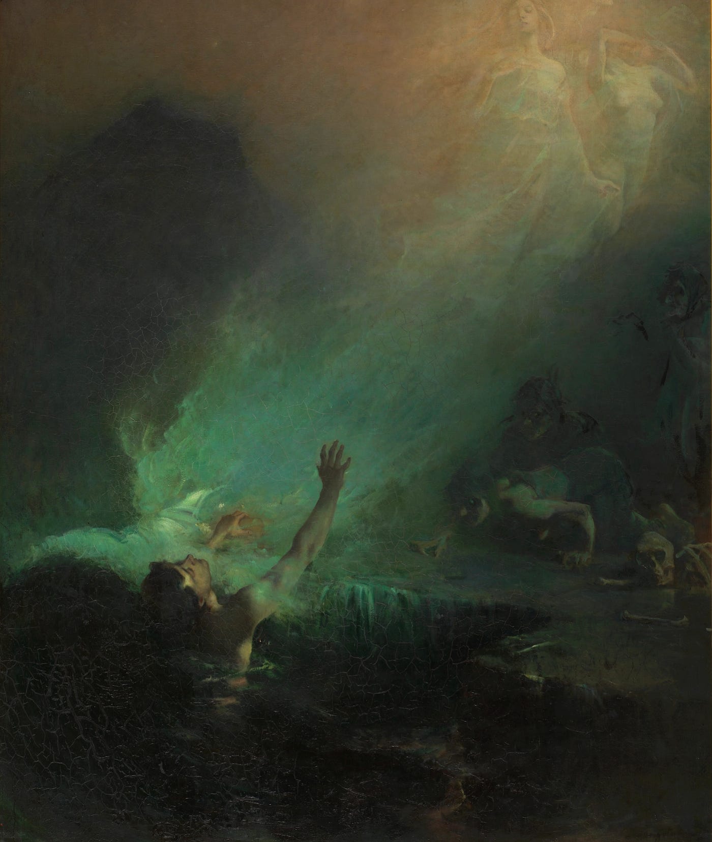 The Sirens, 1892 by John Longstaff, by arshiayzd