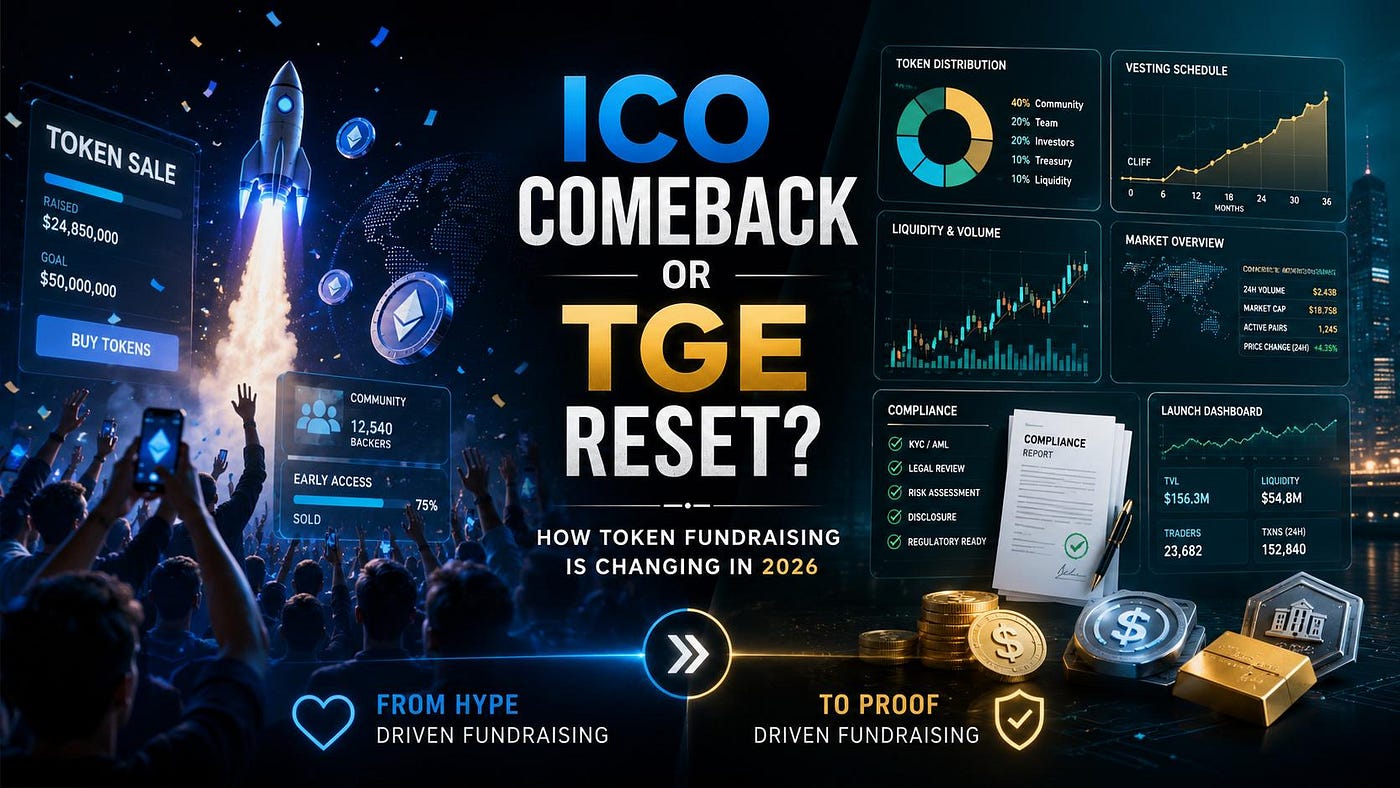 ICO Comeback or TGE Reset? How Token Fundraising Is Changing in 2026