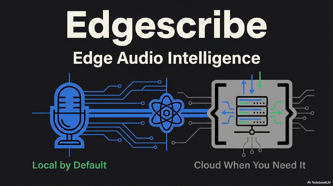 I Stopped Uploading My Audio to the Cloud for Transcription services like Elevenlabs and Whispflow.