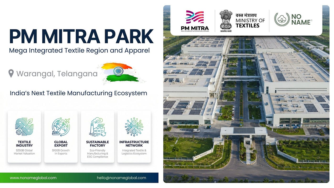 India Opens First Among 7 PM MITRA Parks in Warangal-New Opportunities for Textiles and Global…