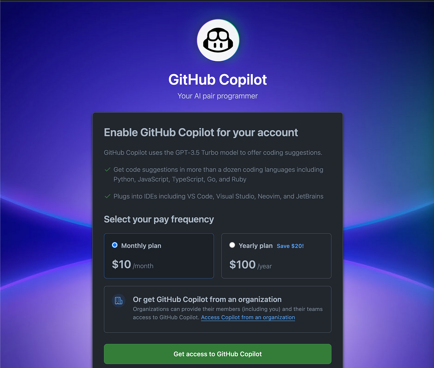 Use GitHub Copilot to enhance your coding with AI