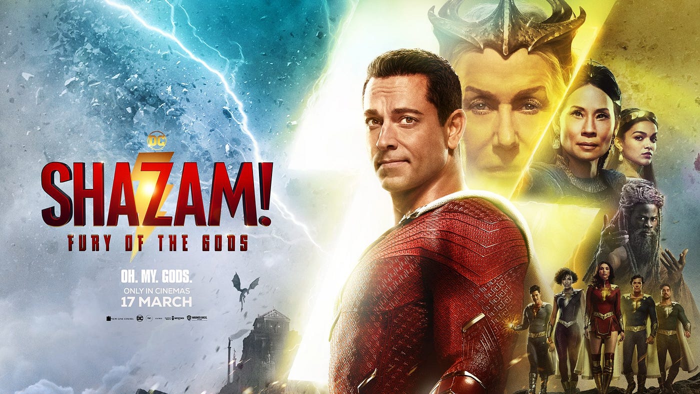 Shazam 2' Trailer: Zachary Levi Faces the 'Fury of the Gods