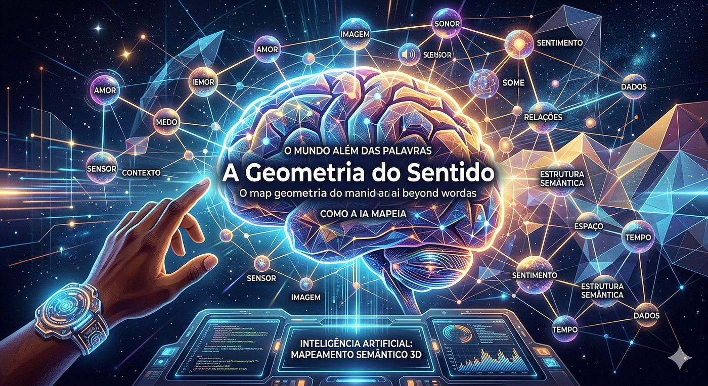 A Geometria do Sentido: Como a IA mapeia o mundo além das palavras