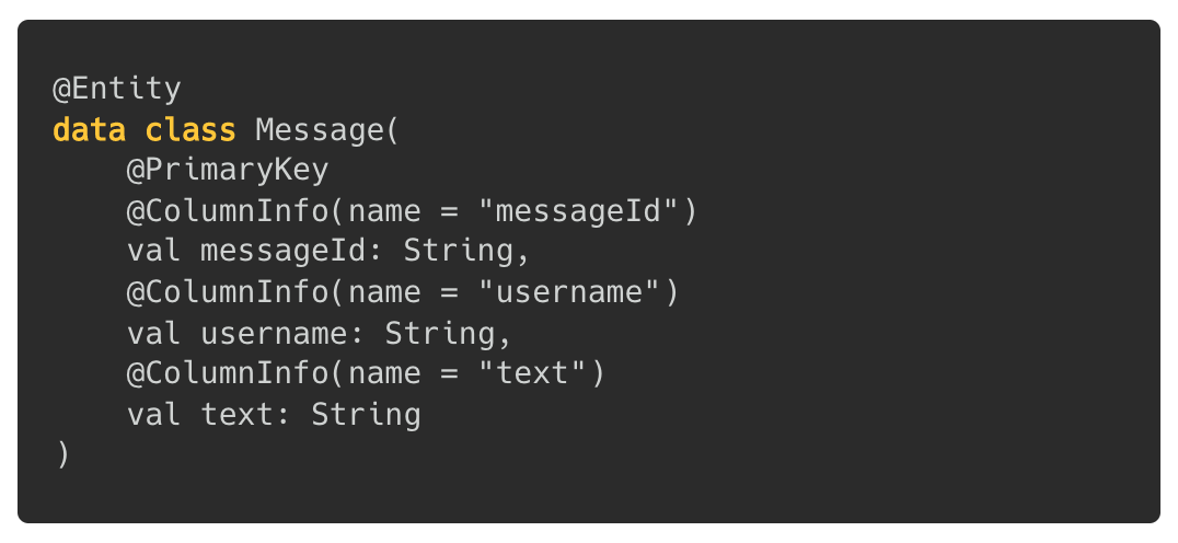 Persist data with Room