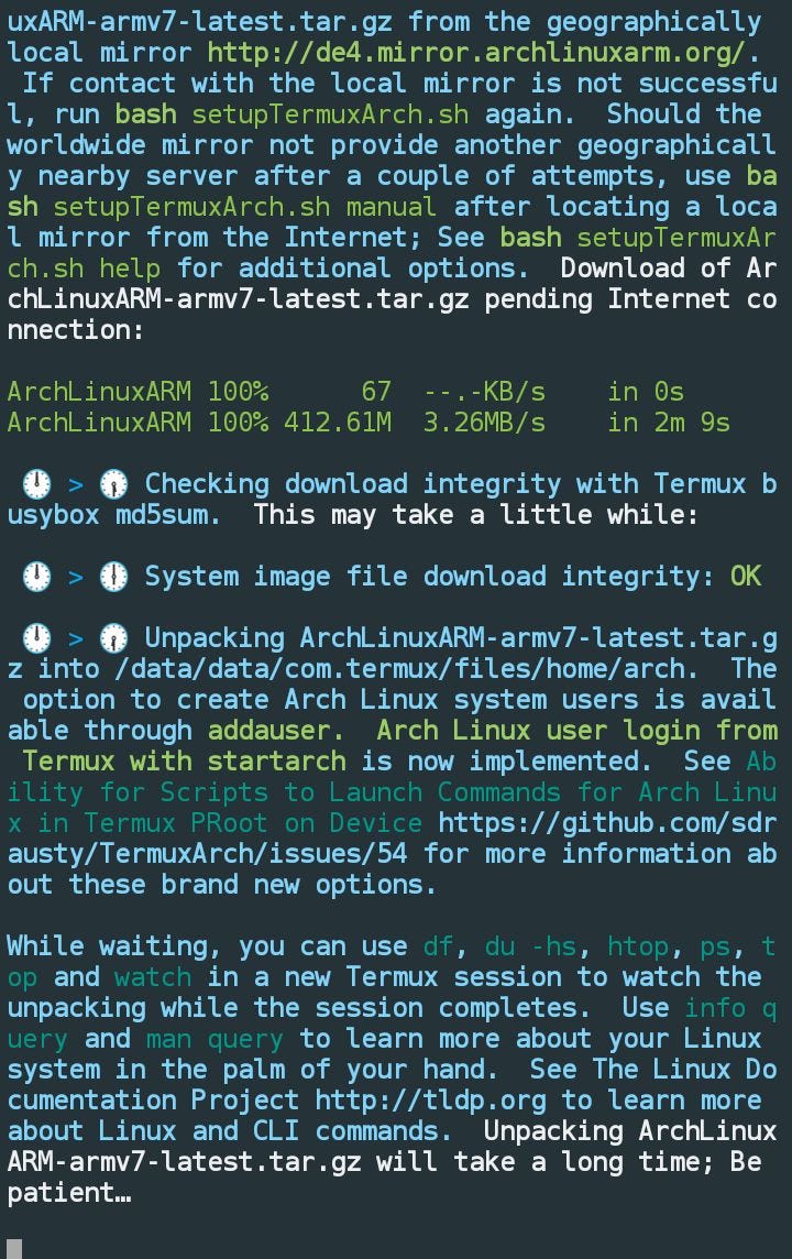Ставим Arch на Termux и подключаем репозитории. | by p0b3d0v | Medium
