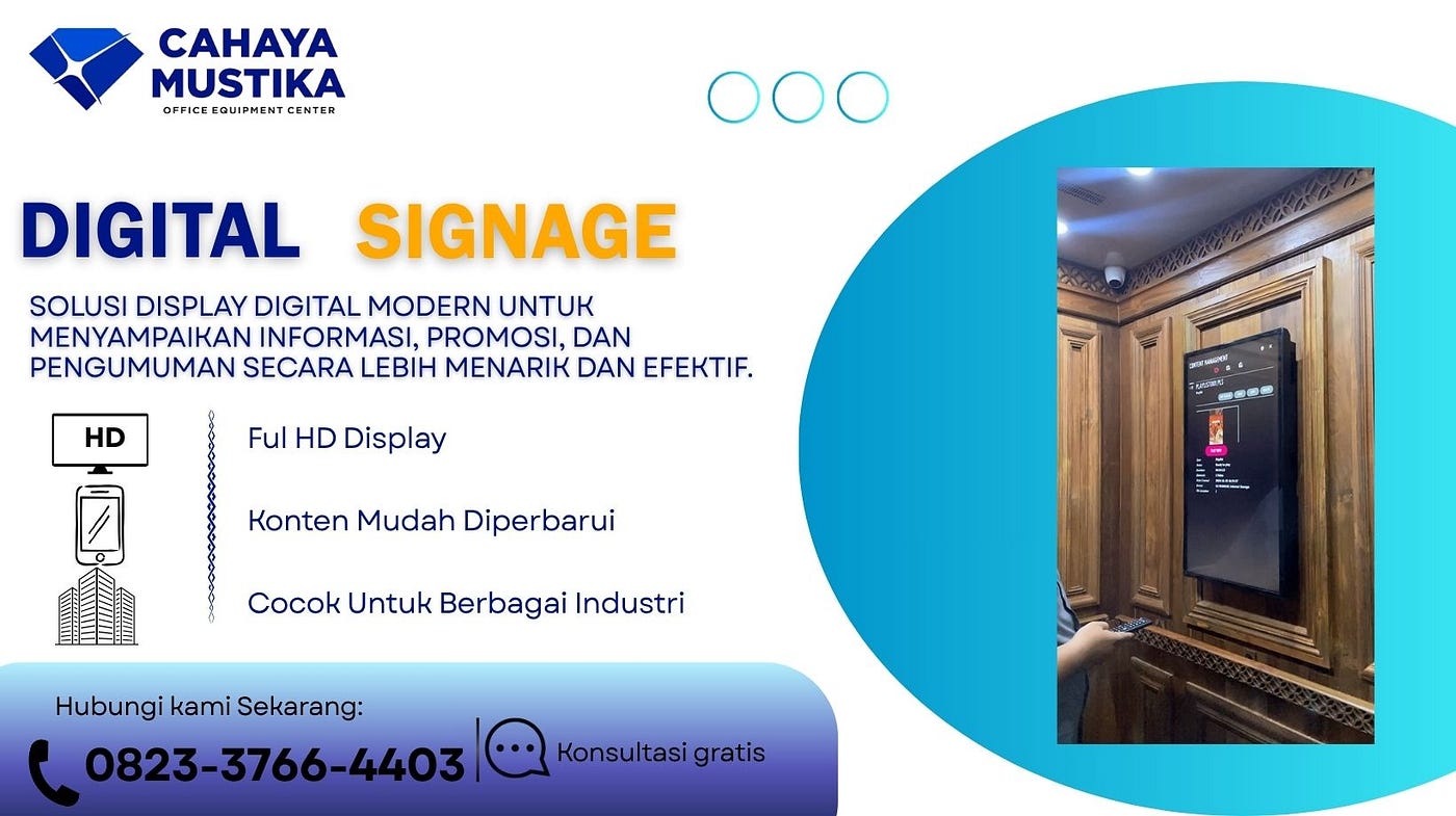 WA 0823–3766–4403, Jual Digital Signage Lg Semarang