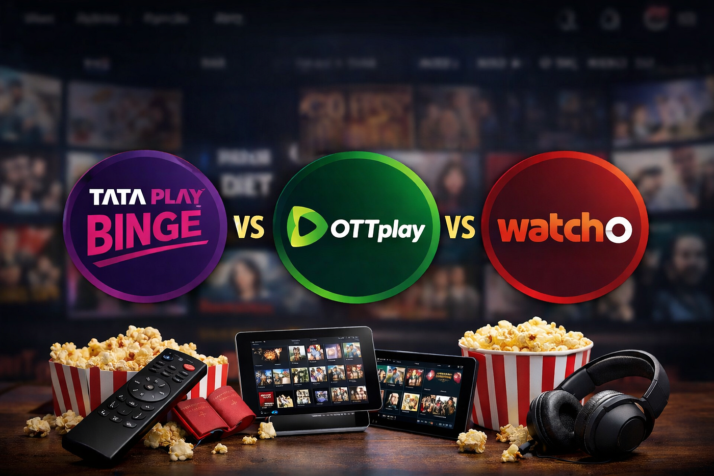 Tata Play Binge vs OTTplay vs Watcho: Which OTT Subscription Is Best in 2026?