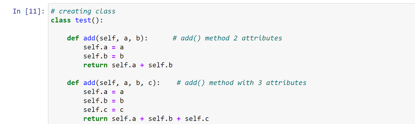 Why isn't method overloading supported in Python? - Quora