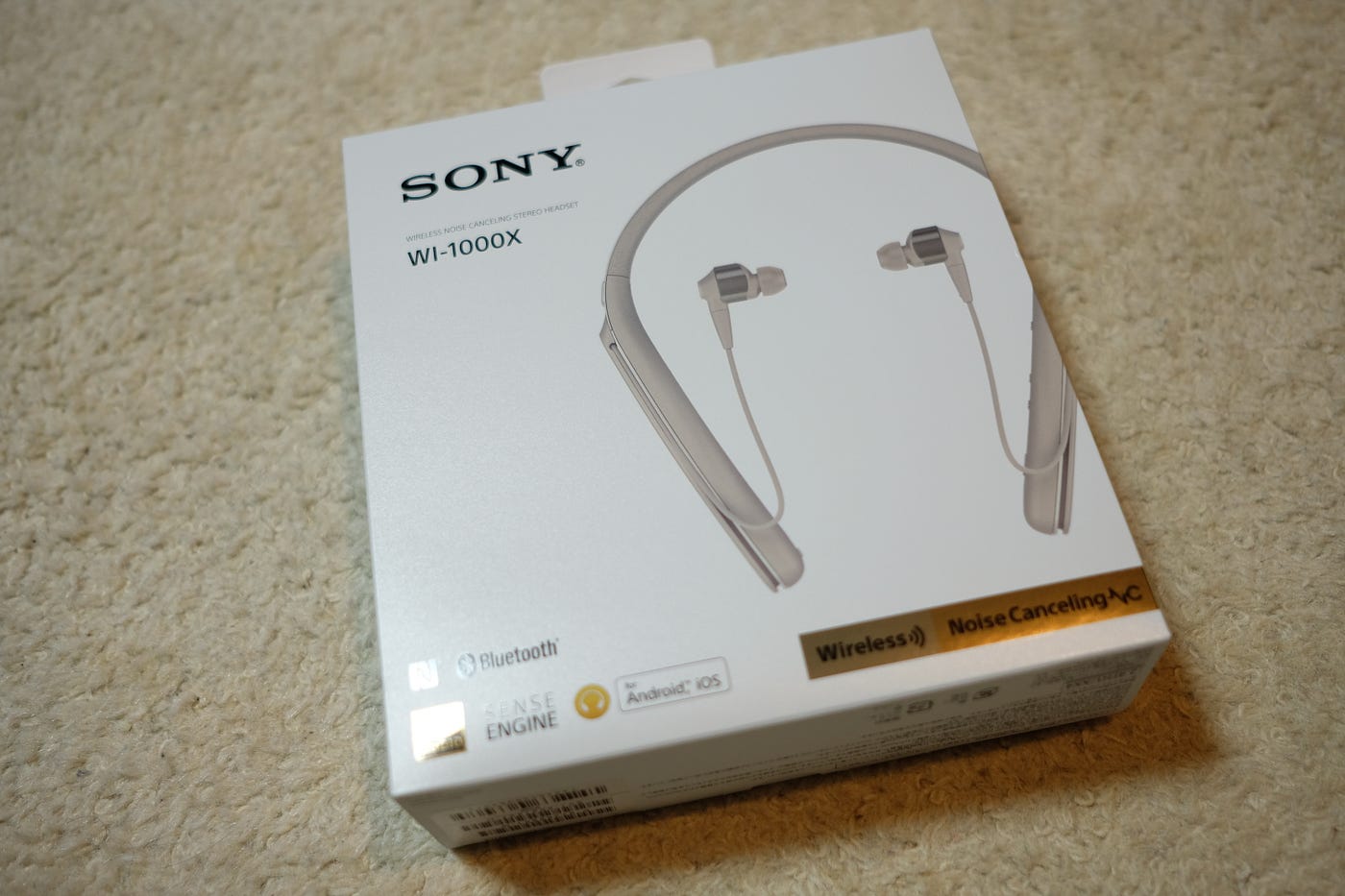 【SONY】WI-1000X Bluetoothノイズキャンセルイヤホン