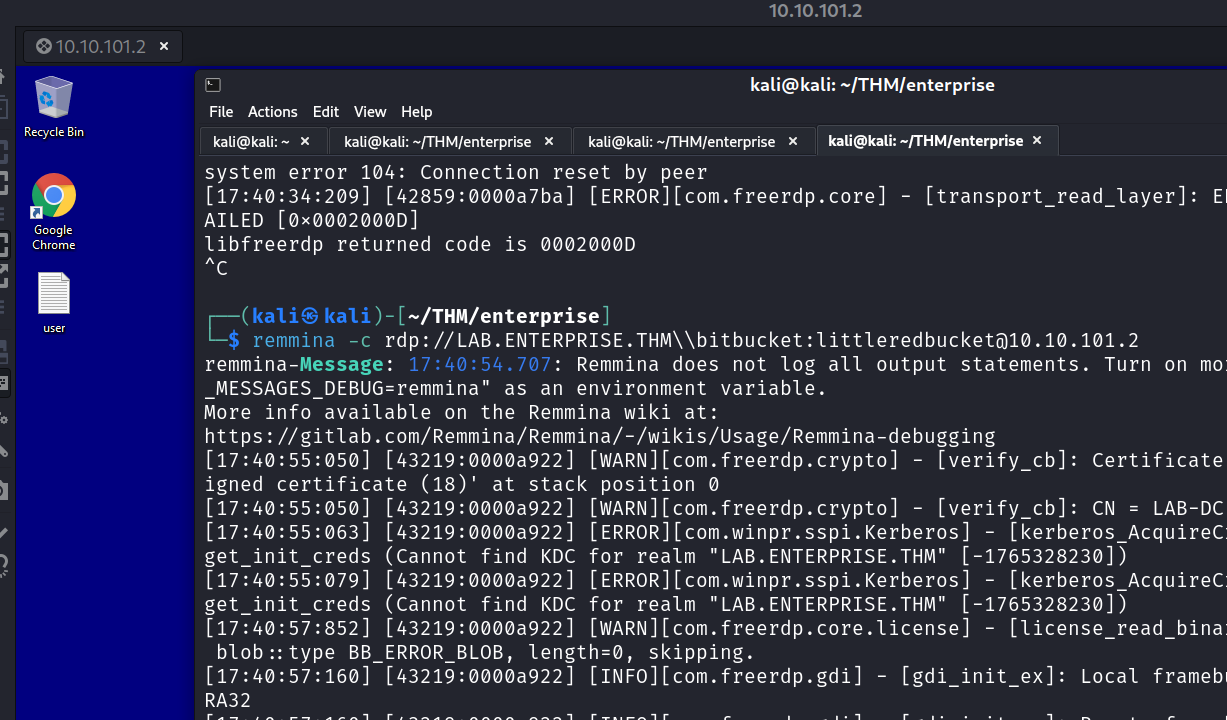 Enterprise Walkthrough — TryHackMe Room | by Sourav Bhamare | System  Weakness