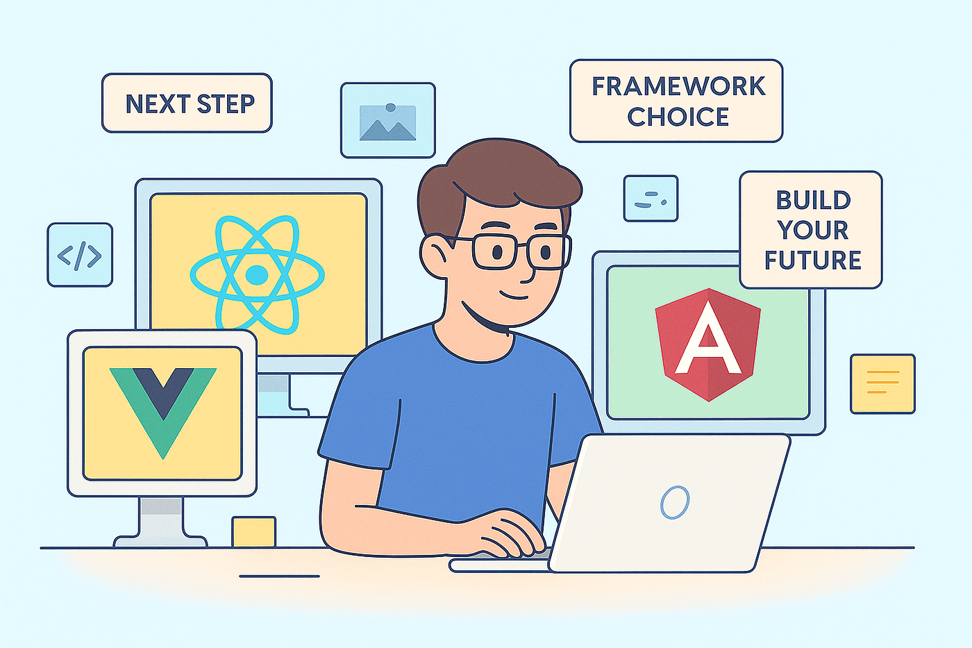 What to Learn After HTML, CSS, and JavaScript: The Ultimate Guide to Choosing the Right Library or…