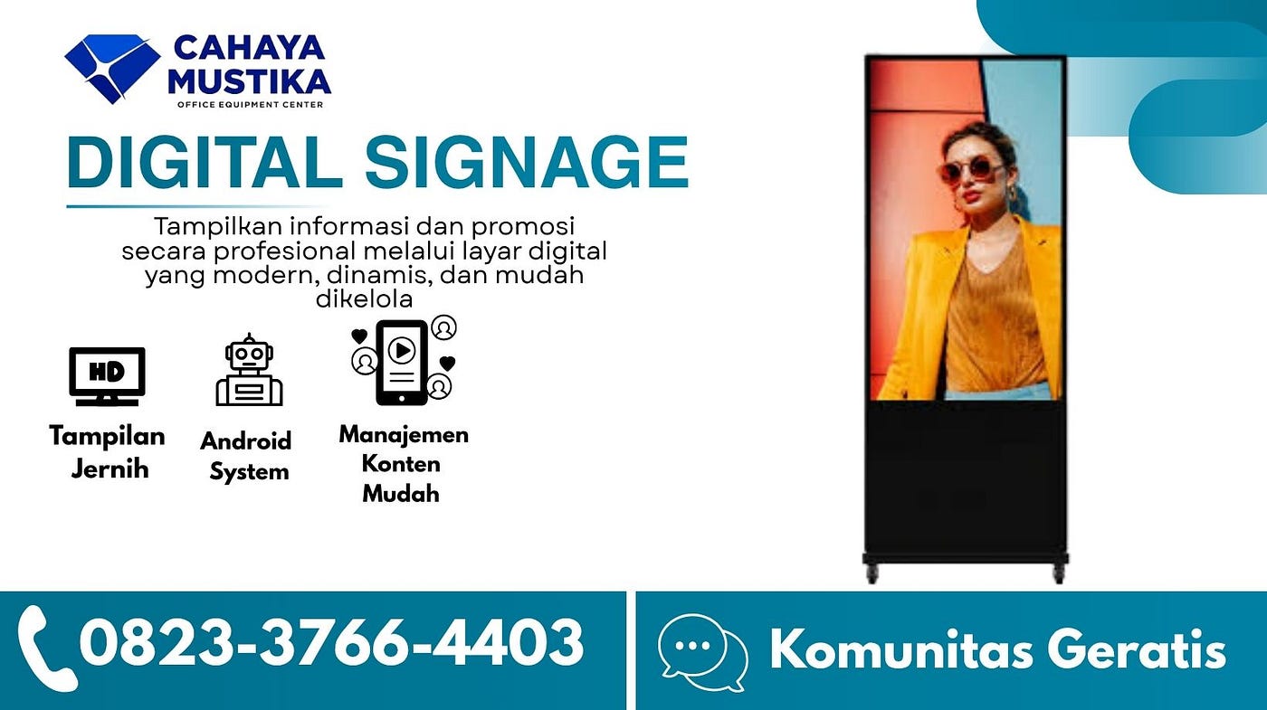 WA 0823–3766–4403, Jual Digital Signage Outdoor Salatiga