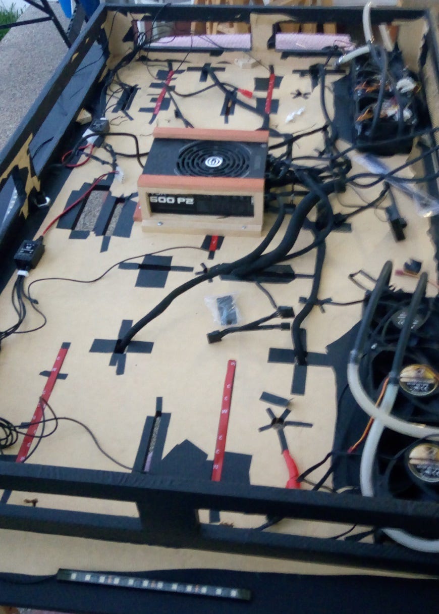 How to create a Crypto Miner from other World ( A PC Wall Mounted — DIY ) |  by Fritz Wagner | Coinmonks | Medium