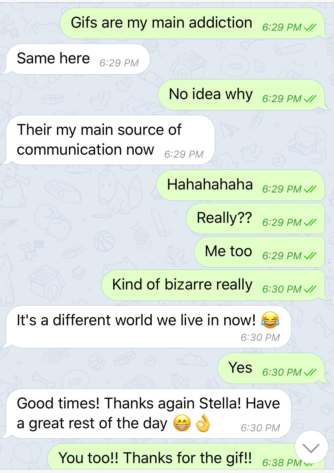 For The Love of GIF. I was talking with a guy named Jason… | by Stellabelle  | HackerNoon.com | Medium