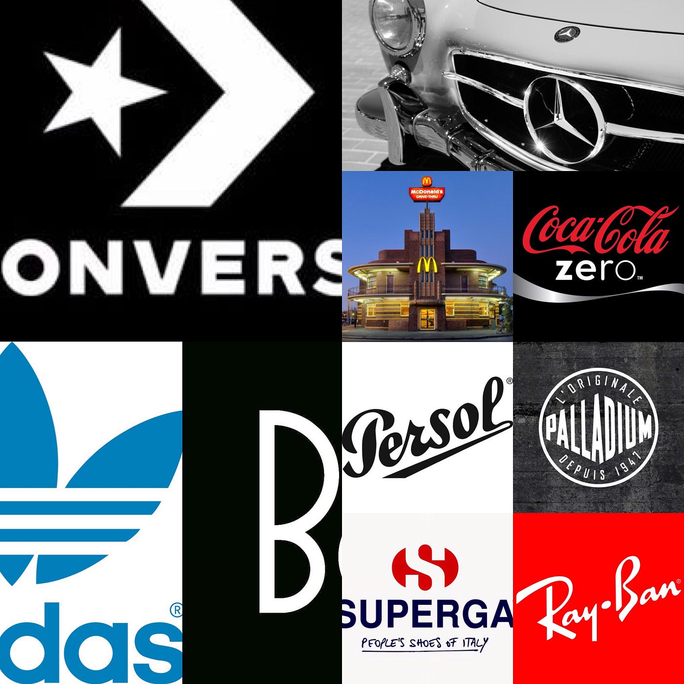 10 big brands with ridiculously similar logos