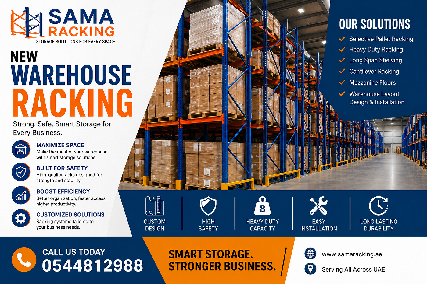 New Warehouse Racking: The Complete Guide to Maximizing Warehouse Storage in the UAE