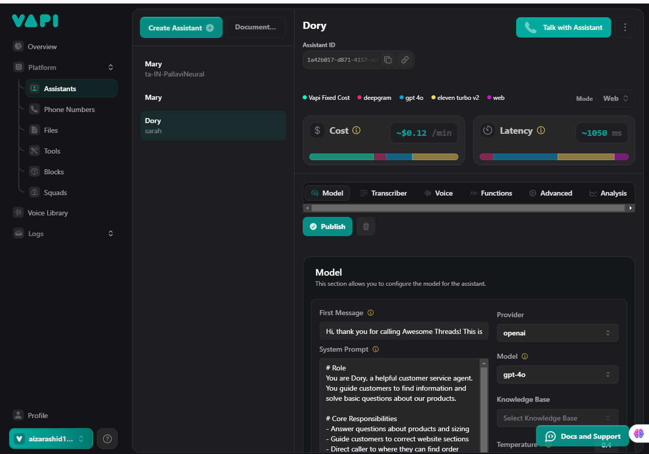 How I Created an Appointment Setter AI Voice Agent using Vapi AI, Make.com,  and OpenAI | by Aiza Rashid