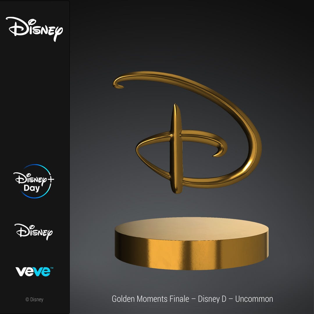 Disney Golden Moments Finale. The Magic Lamp from Aladdin drops