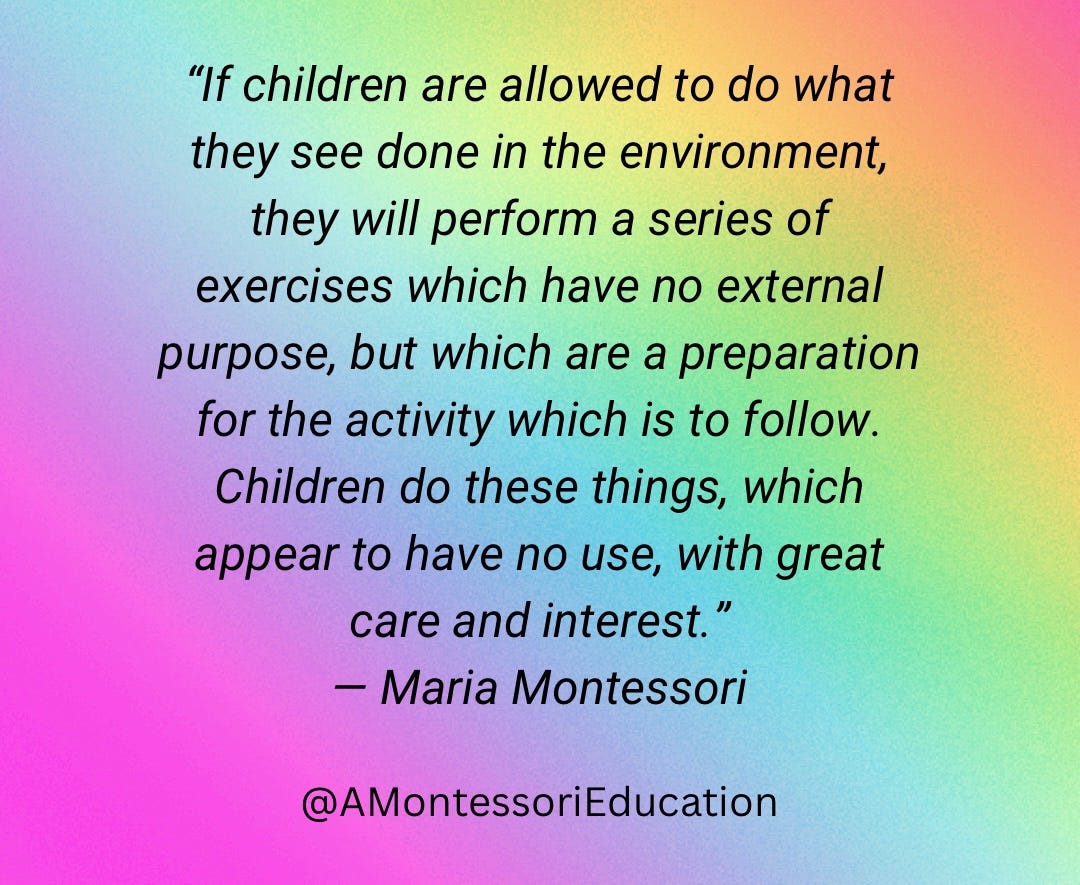 Montessori Practical Life: How to Prepare your Kids for Real Life and  School at the same time | by Nkemsinachi Agu @The Montessori Home Ed.  Academy | Medium, image size:1080x885