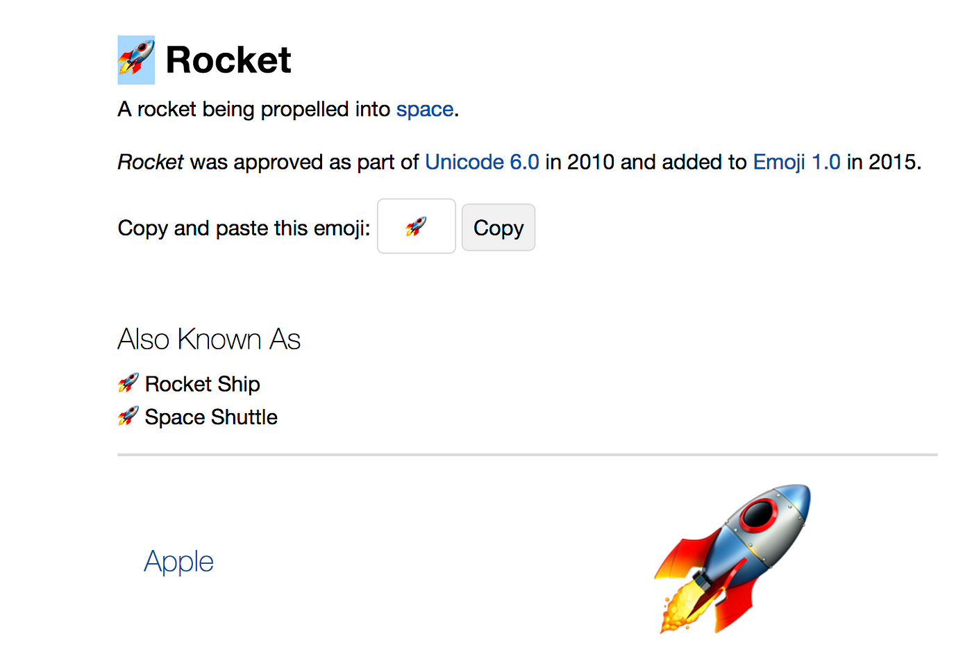 🚀 Rocket Emoji