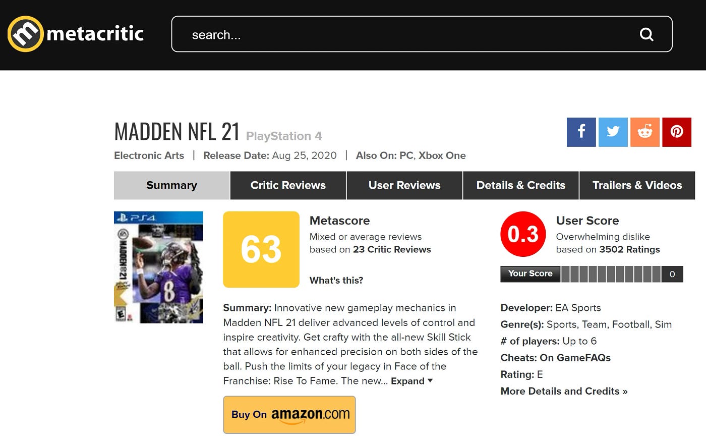 Madden NFL 2004 - Metacritic