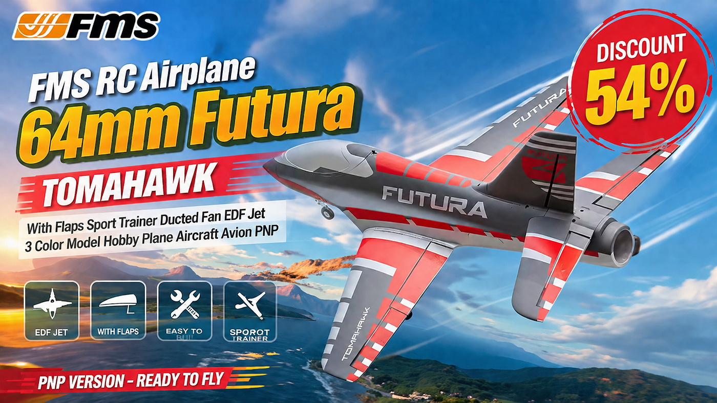 FMS 64mm Futura Tomahawk EDF Jet Review: A Sport Trainer That Punches Above Its Size