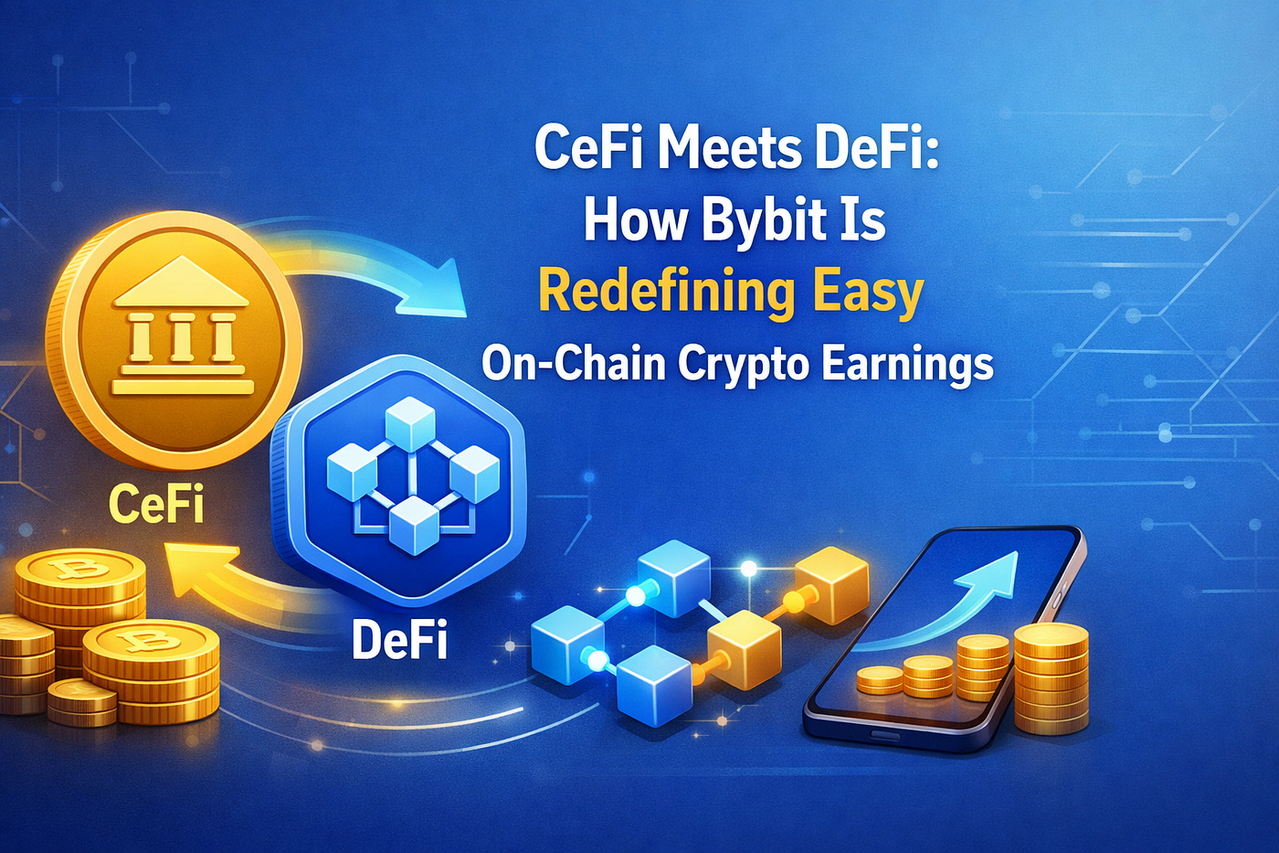 CeFi Meets DeFi: How Bybit Is Redefining Easy On-Chain Crypto Earnings
