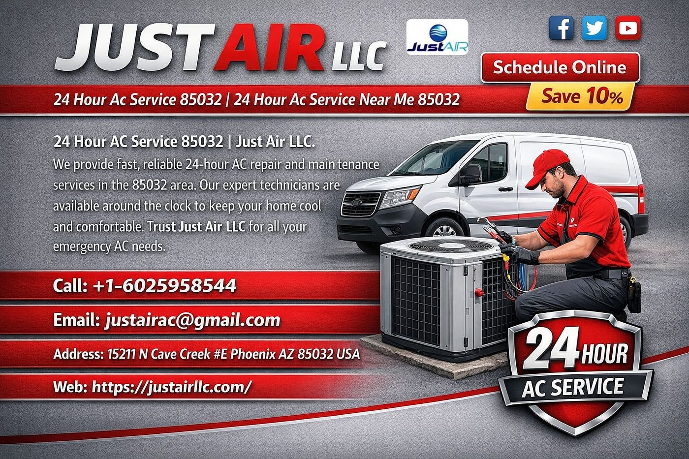 24-Hour AC Service Near Me 85032: Expert HVAC Help