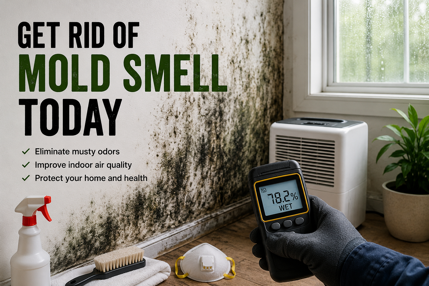 Get Rid of Mold Smell Today