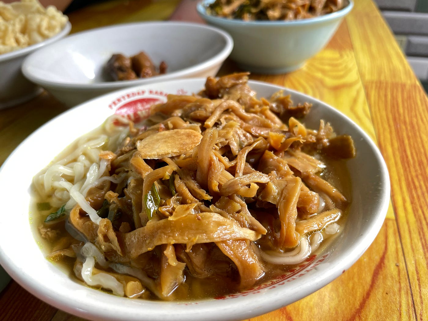 A Vegan Twist in Chicken Noodle Soup