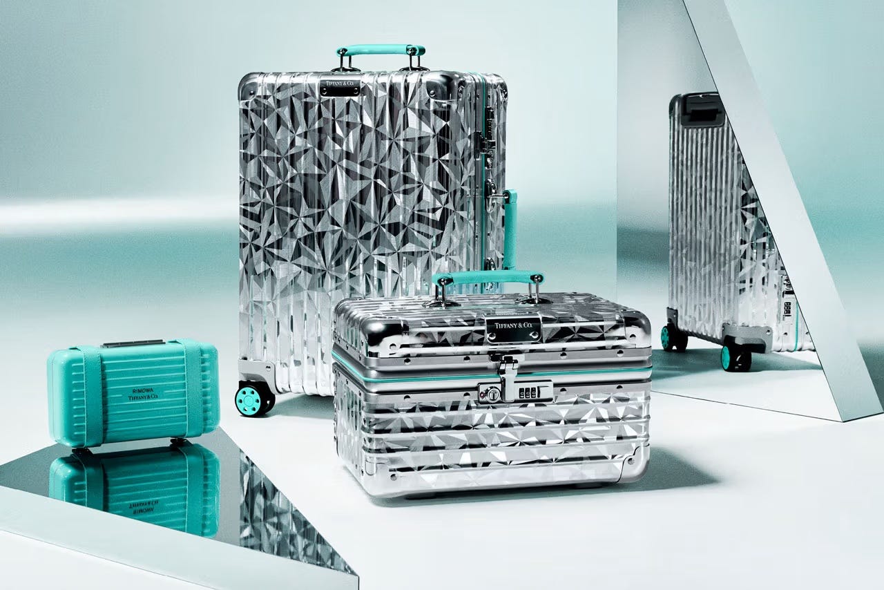 How RIMOWA and Tiffany & Co. Sparkle Together in a New Marketing  Collaboration, by Madame Vision, Sep, 2023