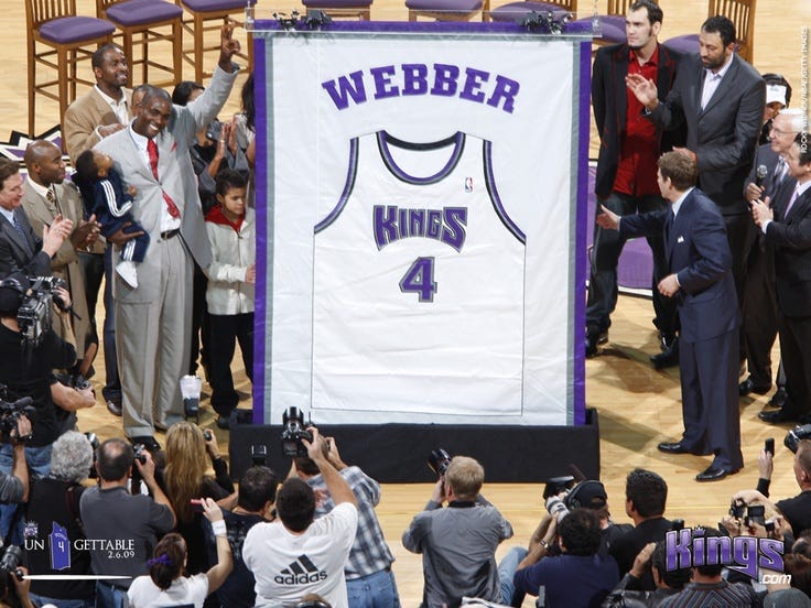 2002-03 Chris Webber Game-Worn Sacramento Kings Jersey & Shooting Shirt