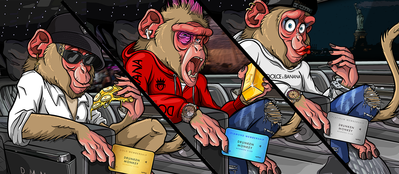 How to purchase a Drunken Monkey NFT | by Drunken Monkey Members Club |  Medium