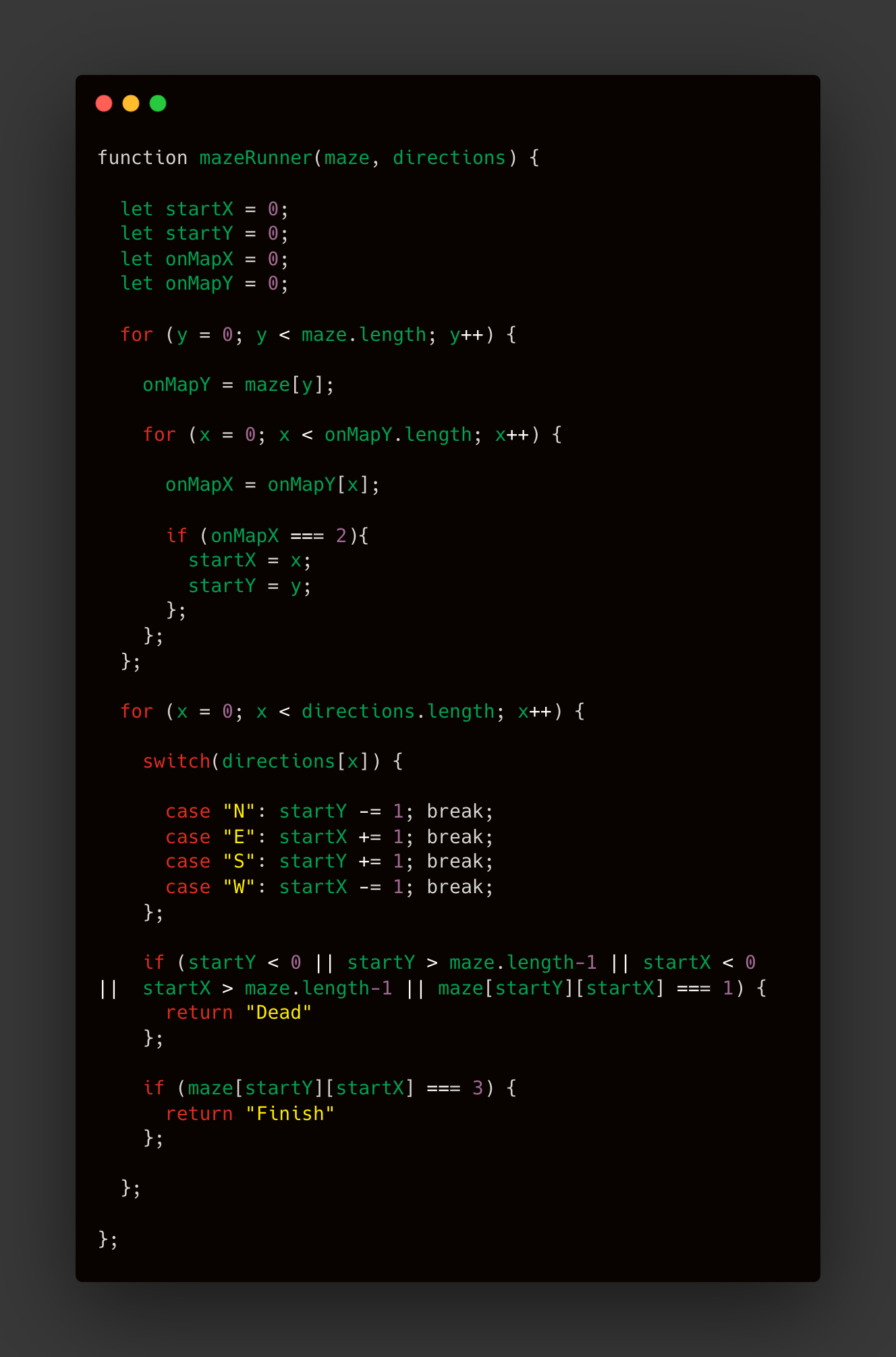 Javascript Code Runner