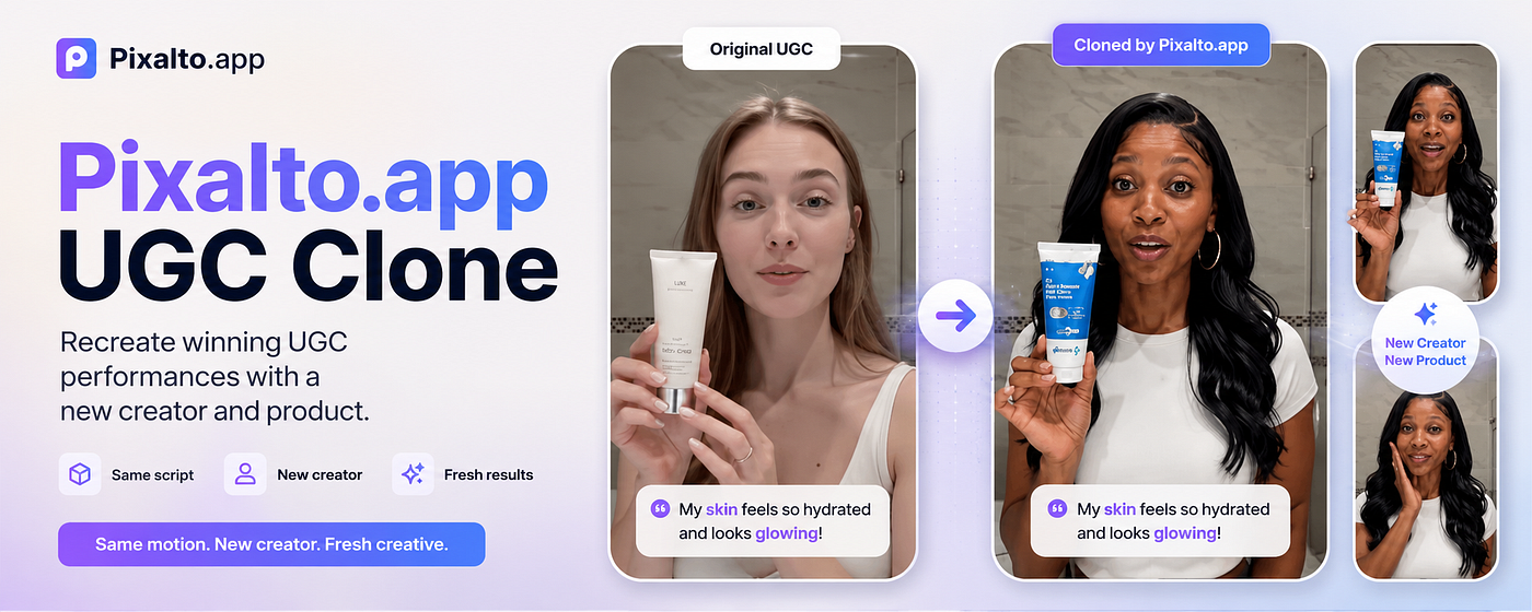 Clone Winning UGC Ads With AI — Same Motion, New Creator